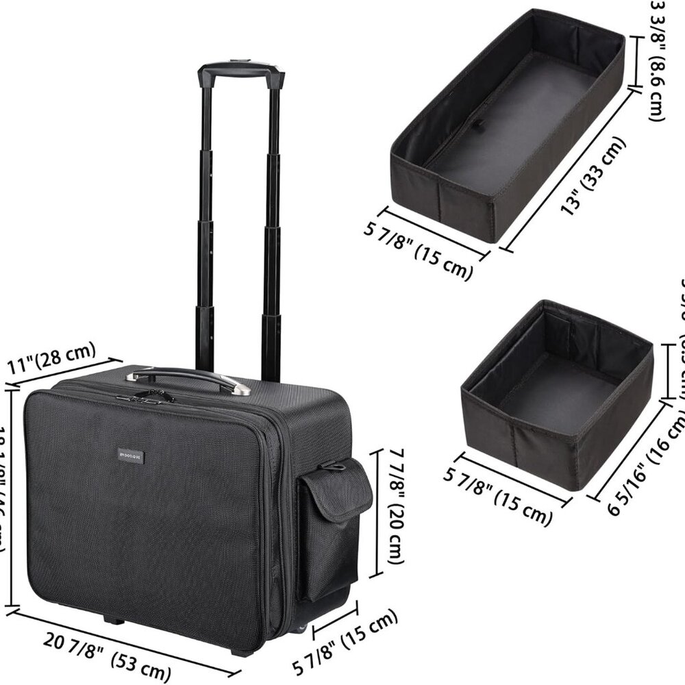 Rolling Soft Sided Makeup Case - image 2